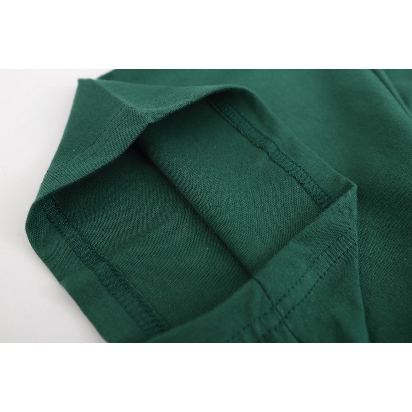 Ami Áo Thun paris Tay Ngắn Thêu Hình Trái Tim Màu Vàng