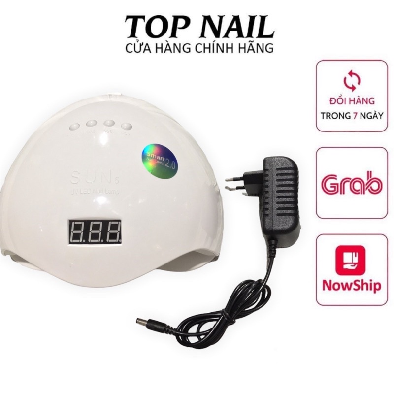Máy Hơ gel LED/UV 48w Sun 5 tem xanh đế dày