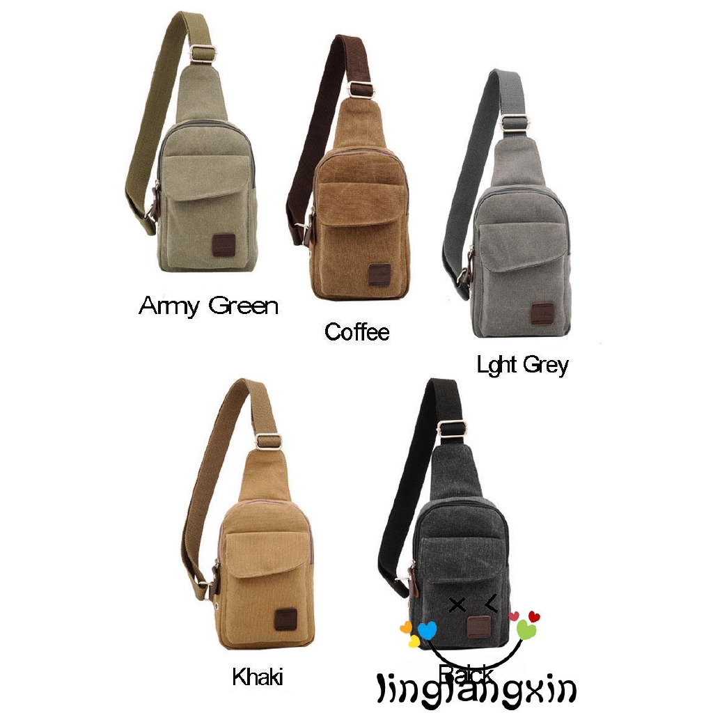 Túi xách canvas đeo chéo cho nam