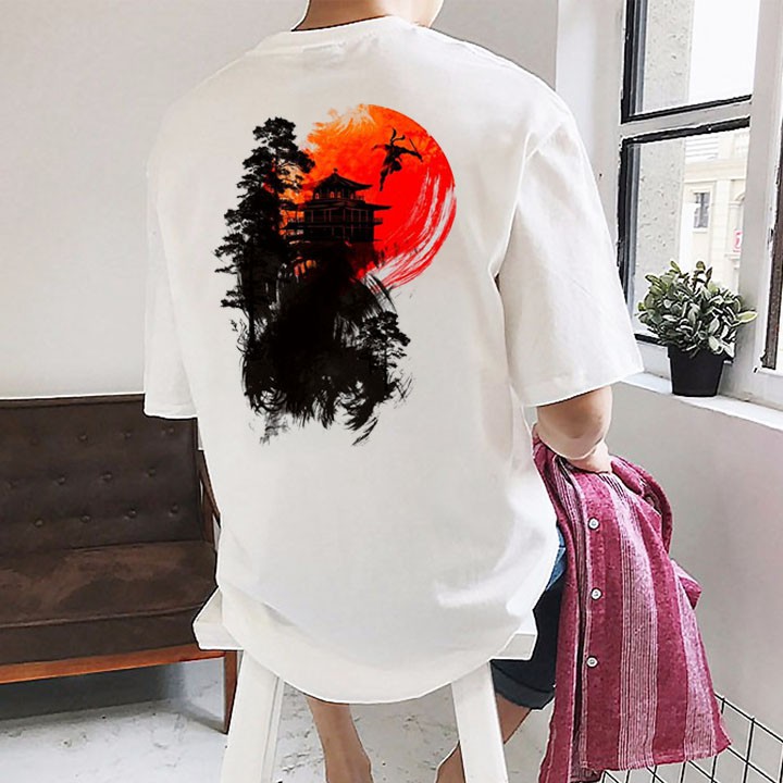 *TOP* UNI-033 -Áo Thun Nam nữ Form Rộng tay lỡ UNISEX