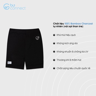 BU Corner - Quần legging đùi - Black & White BU