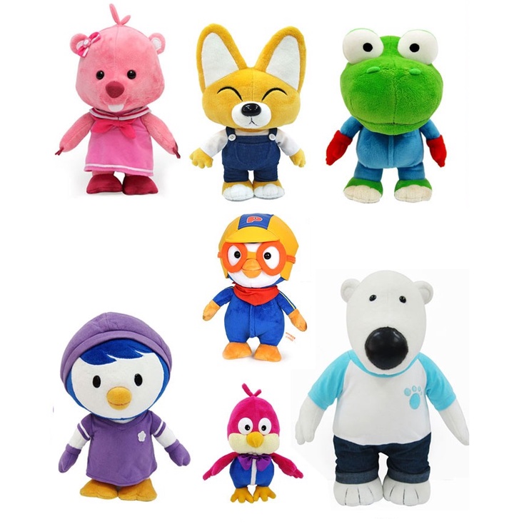 Phim hoạt hình Hàn Quốc Pororo và búp bê bạn bè 20cm~