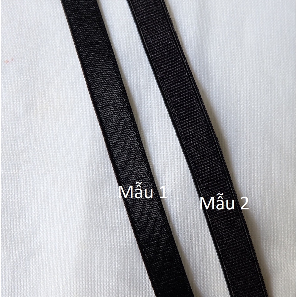 chun bra / dây áo ngực màu đen, bản 1cm
