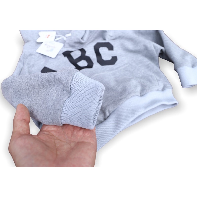 Áo nỉ cho bé BATALA KIDS, hoodie cho bé trai và bé gái dày dặn in chữ ABC phong cách Hàn Quốc từ 1-5 tuổi