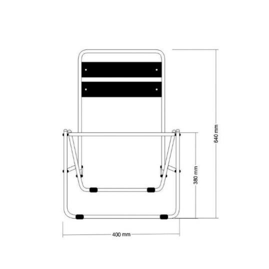 Ghế Xếp Inox BAO  GX – B004, bảo hành 5 năm