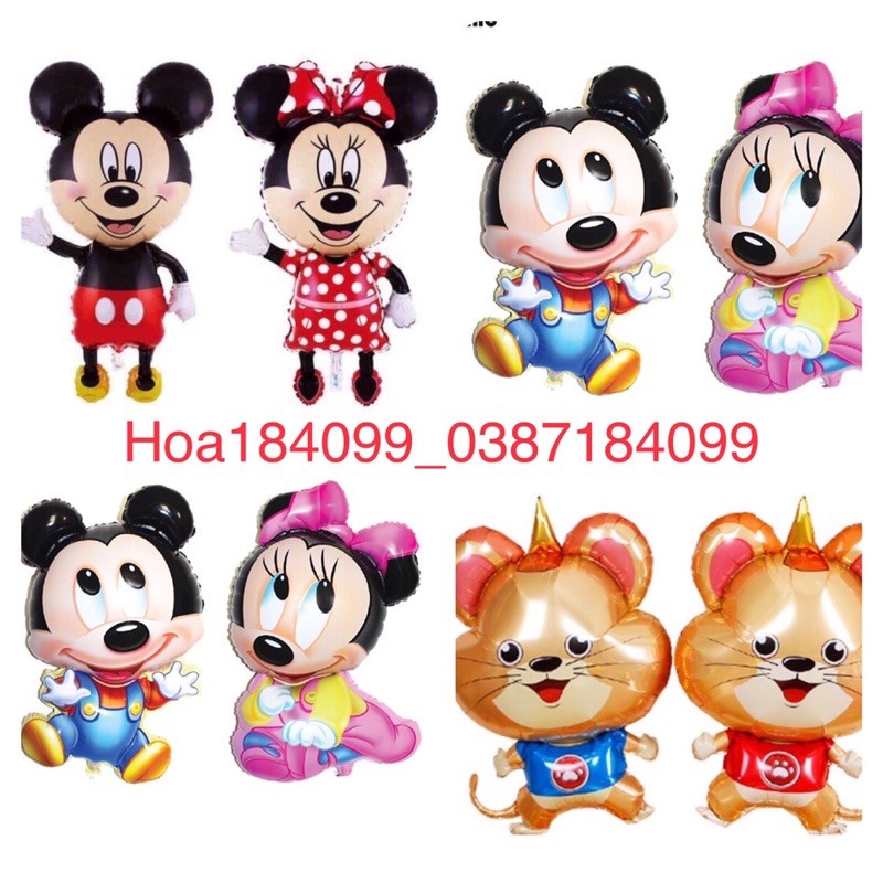 Bóng chuột Mickey size lớn trang trí sinh Nhật sự kiện