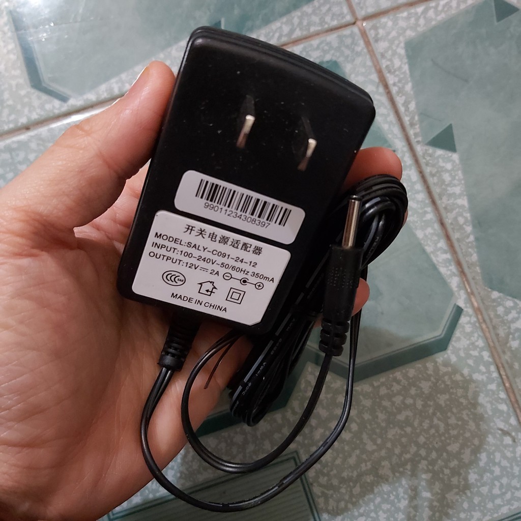 [Loại 1] Nguồn 12v-2a Chân Kim 3,5*1,35mm