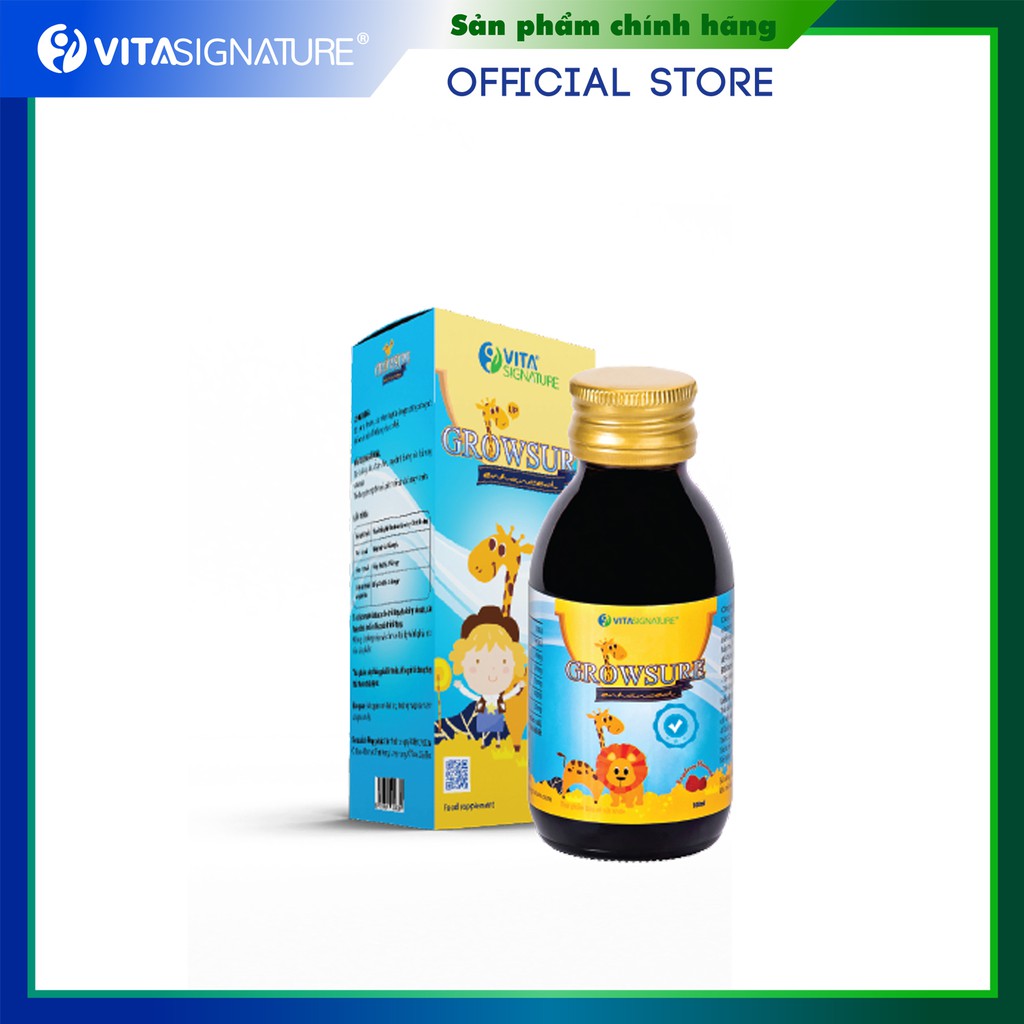 GROWSURE ENHANCED Siro Tăng Đề Kháng chai 100 ml