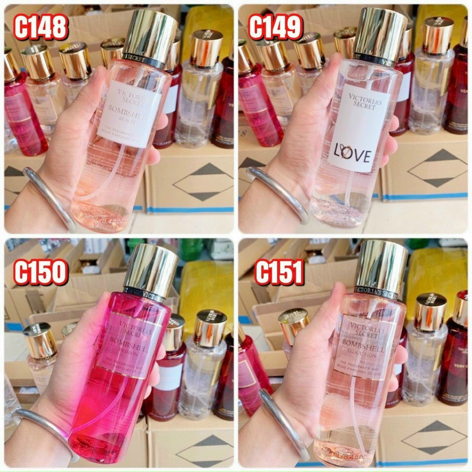 XỊT THƠM BODY HƯƠNG NƯỚC HOA VI'CTORIA’S SE'CRET 250ML