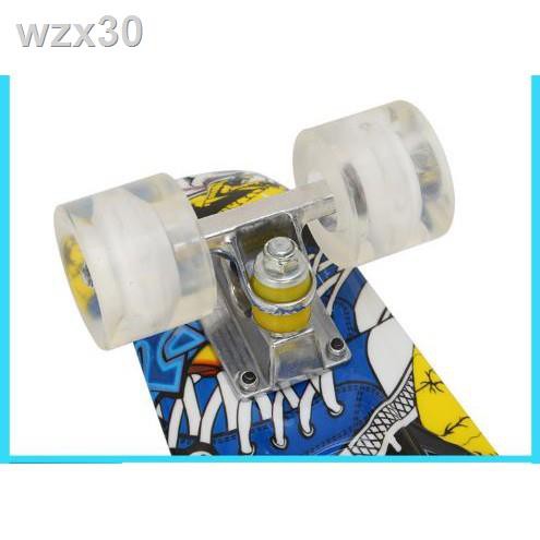 Ván Trượt  Nhựa Skateboard Penny Nhiều Màu (Bánh Xe Có Đèn LED-Bảo Hành 6 Tháng)skr skr skr