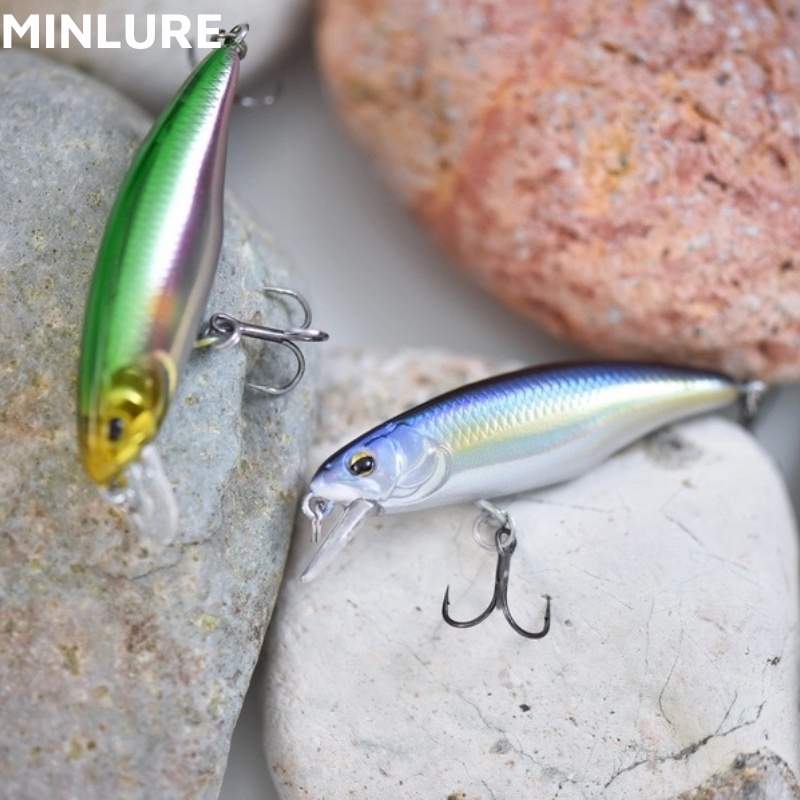 Mồi giả câu lure cá chày suối X52 52mm, 4.8gr mồi câu lure cá mương suối