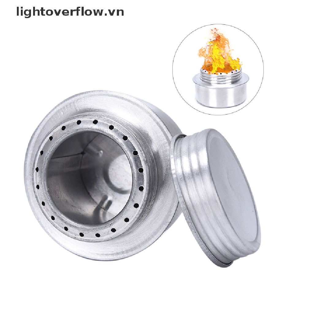 Bếp Cồn Mini Bằng Hợp Kim Nhôm Tiện Dụng Mang Theo Du Lịch Cắm Trại [VN]