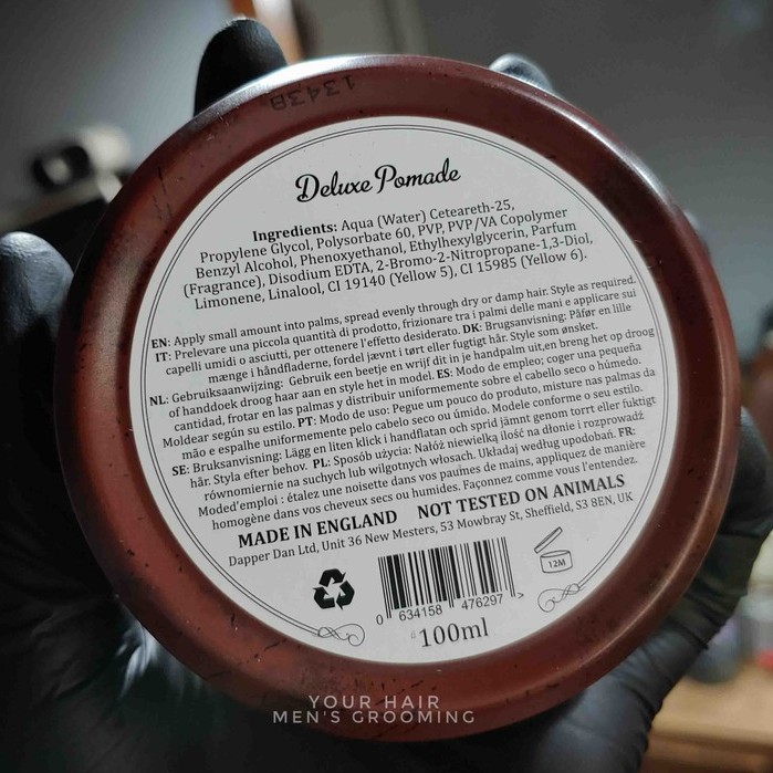 Sáp vuốt tóc Dapper Dan Deluxe Pomade - 100ml