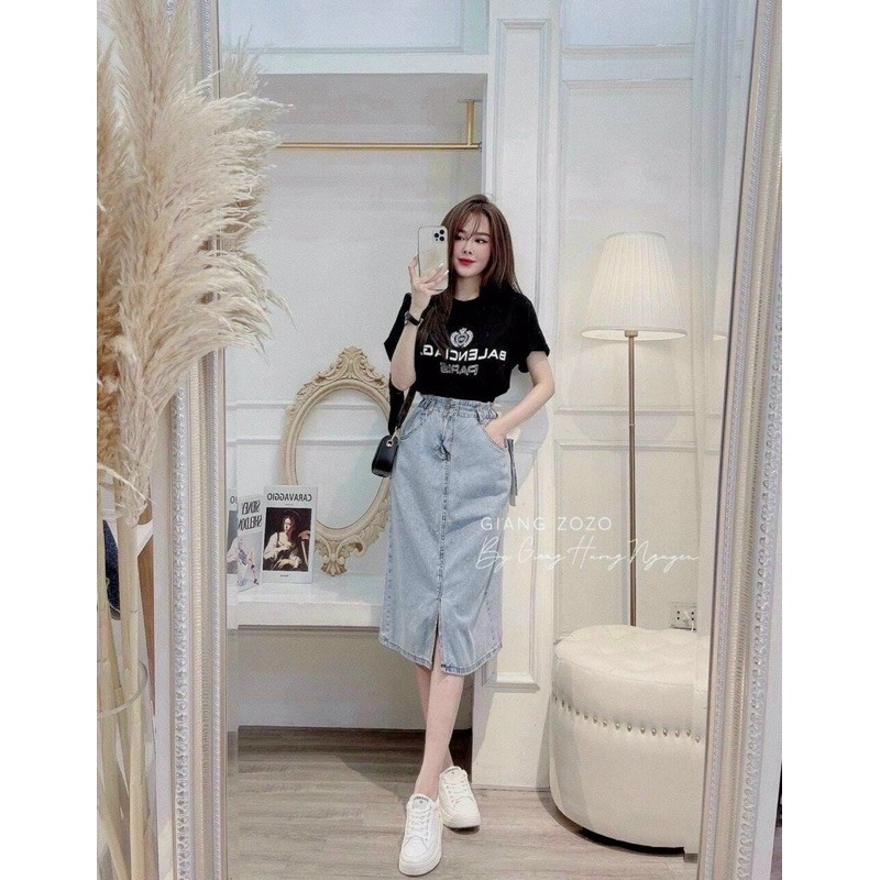 [Mã FAXANH55 giảm 10K đơn 50K] Chân váy Jean dành cho nữ