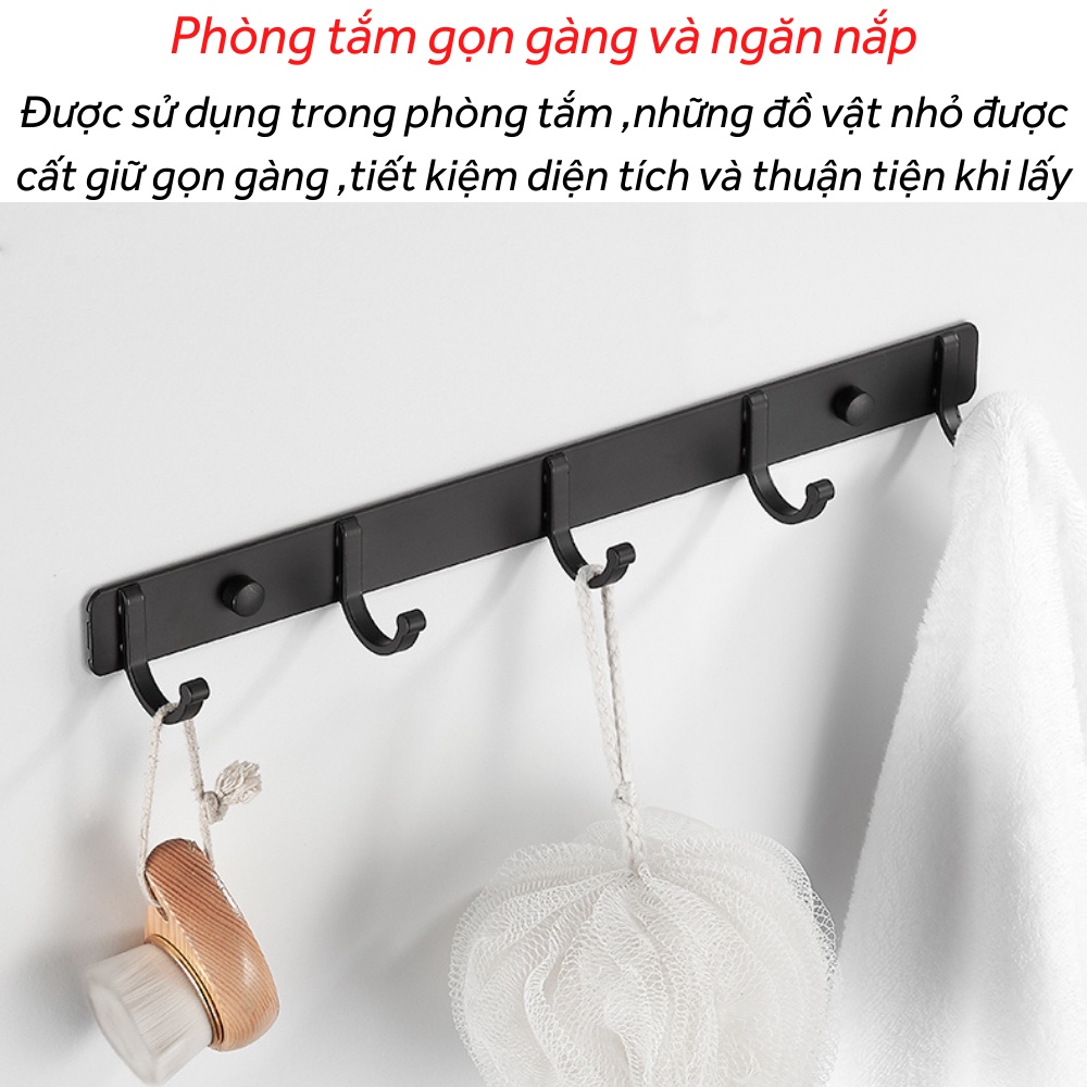 Móc treo đồ gắn tường , móc treo quần áo dán tường có thể tháo rời tiện dụng ATILA SHOP