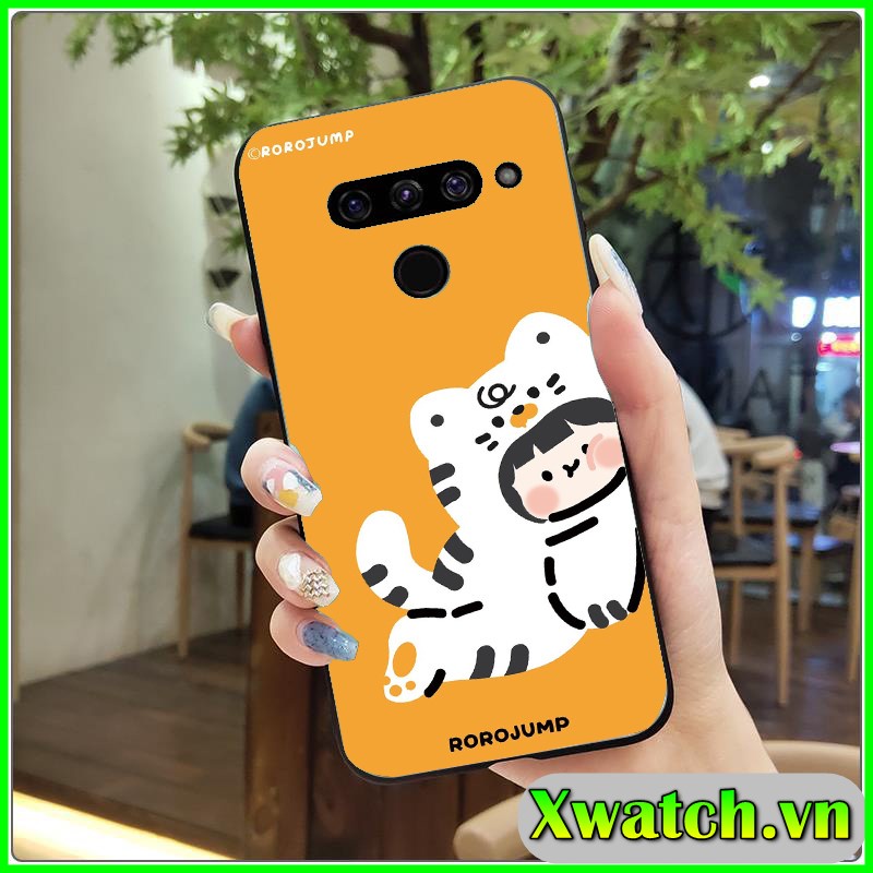 Ốp lưng dẻo LG G6 G7 G8 V30 V40 V50 V60 Q51 G8x V50s Velvet V20 G5 in hình Tiger