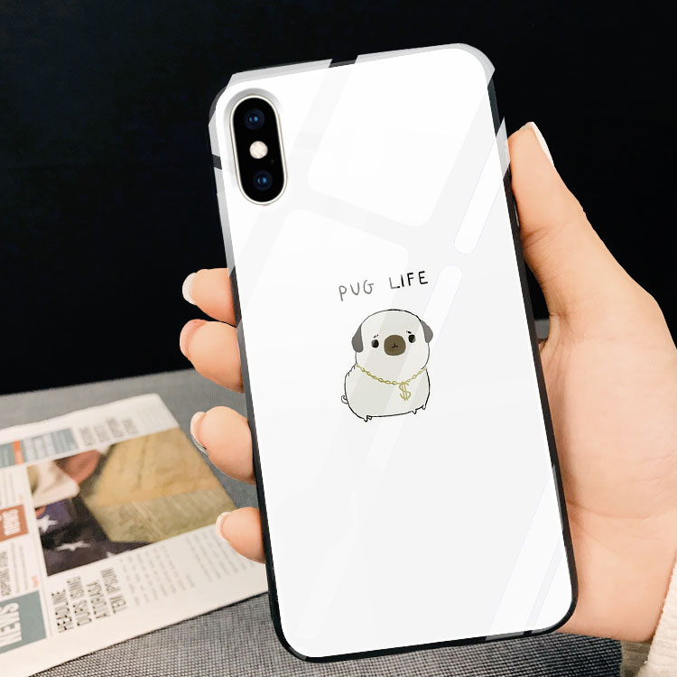 Ốp Chống Bẩn Ip Hình Chó BRUH CASE Cho Iphone Se/2020/5/5S/Se/6/7/8/6S/6Sp/6P/7P/8P/X/Xs/Xr/Xs/Max