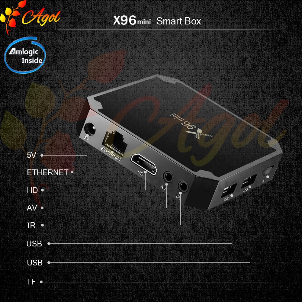 ANDROID TIVI BOX X96 MINI 1G RAM 8G ROM CÀI SẴN ỨNG DỤNG XEM TRUYỀN HÌNH CÁP VÀ PHIM HD MIỄN PHÍ VĨNH VIỂN