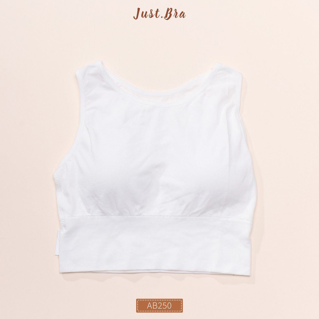 Áo ngực Just Bra dáng croptop năng động có mút mỏng AB250 | BigBuy360 - bigbuy360.vn