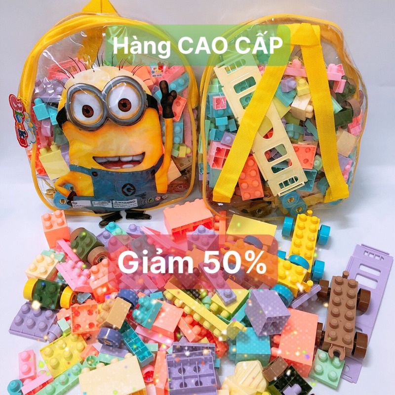 [Nhiều Mẫu SIÊU ĐẸP-XỊN-TO] Đồ chơi ba lô lego xếp hình nhiều chi tiết đẹp, tinh tế giúp bé phát triển trí sáng tạo