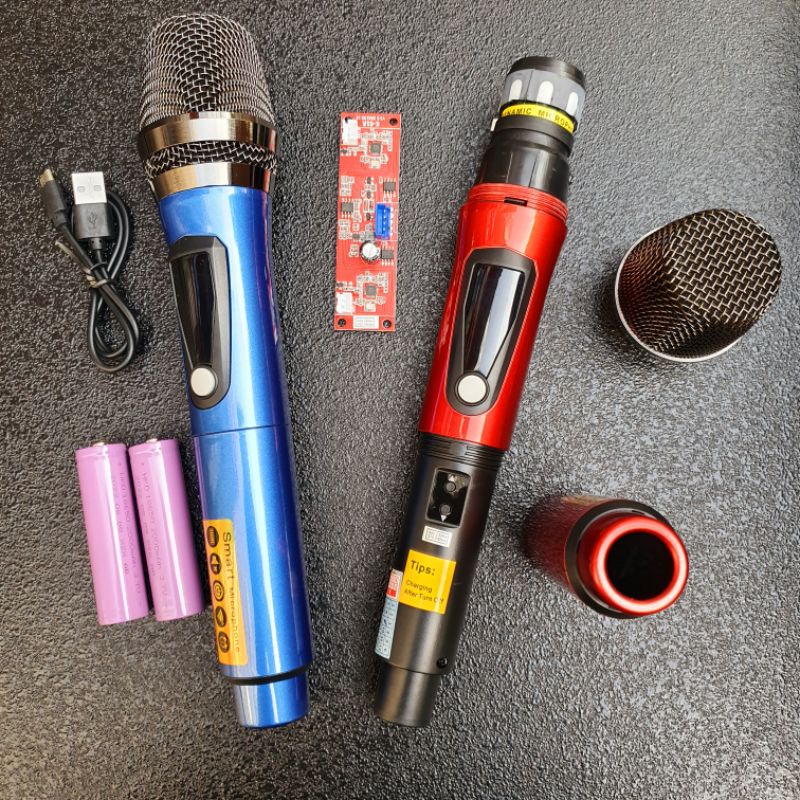 MICRO LOA KÉO PIN SẠC SÓNG UHF SET TẦN SỐ MẪU MỚI NHẤT 2021 MICRO PIN SẠC