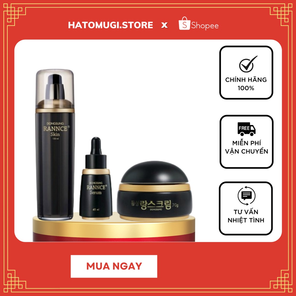 Kem dưỡng trắng da [Hết nám -Hàng Auth] Kem nám Dongsung / Bộ nám Dongsung 3 sản phẩm (toner-serum-cream)