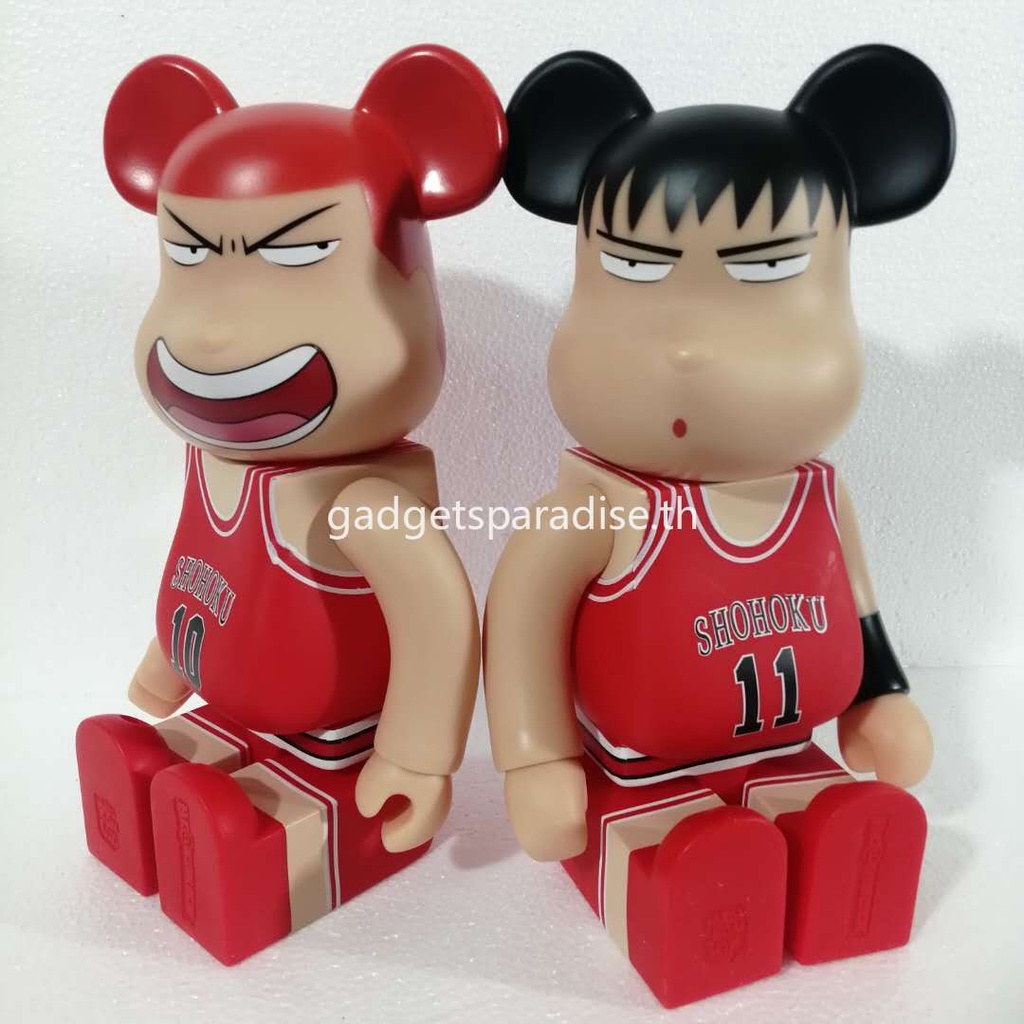 Mô Hình Nhân Vật Hanamichi Sakuragi Rukawa Kaede Bearbrick Phim SLAM DUNK 400% 28cm