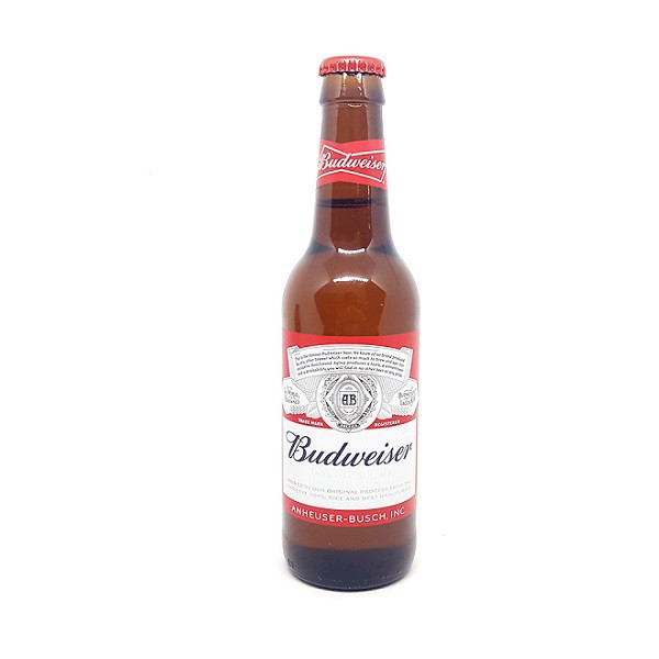 [MUA TẠI ĐÀ NẴNG - FREE SHIP] Bia Budweiser hàng nhập khẩu Mỹ 5% – Chai 330ml – Thùng 24 chai