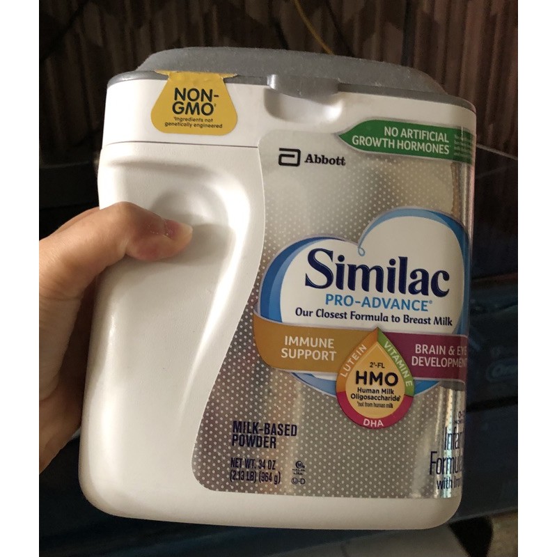 Sữa Similac Pro advance NON GMO - HMO, loại 964g của Mỹ