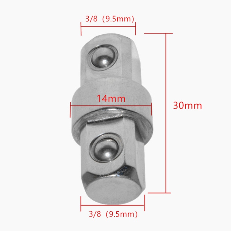 Set 5 Đầu Chuyển Đổi Bánh Cóc Hình Vuông 1 / 2 / 3 / 8 / 1 / 4-inch