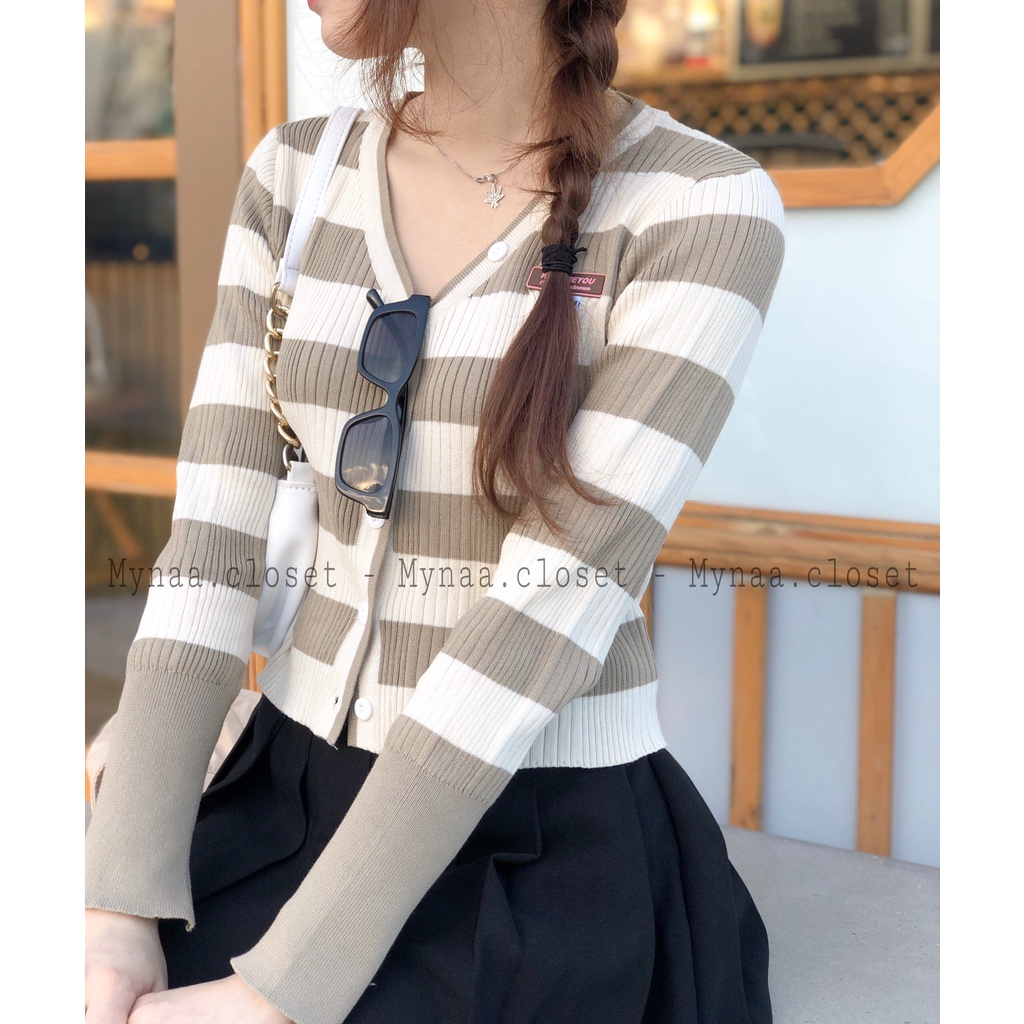 ÁO LEN TĂM TAG NGỰC KÈM CHÂN VÁY, QUẦN ỐNG SUÔNG , COMBO HÁCH DÁNG - MYNAA.CLOSET
