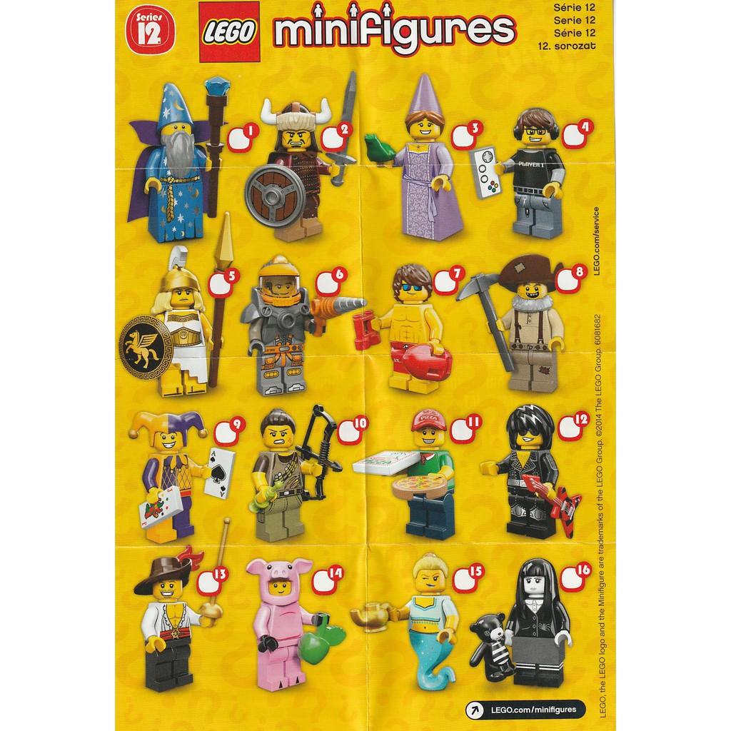 [1 nhân vật] Lego 71007 - Nhân vật Lego Minifigures Series 12