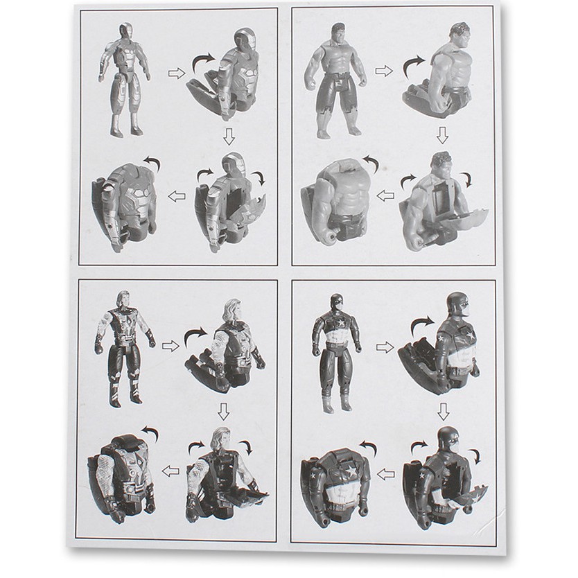 Mô Hình Đồ Chơi Nhân Vật Siêu Anh Hùng Marvel Avengers