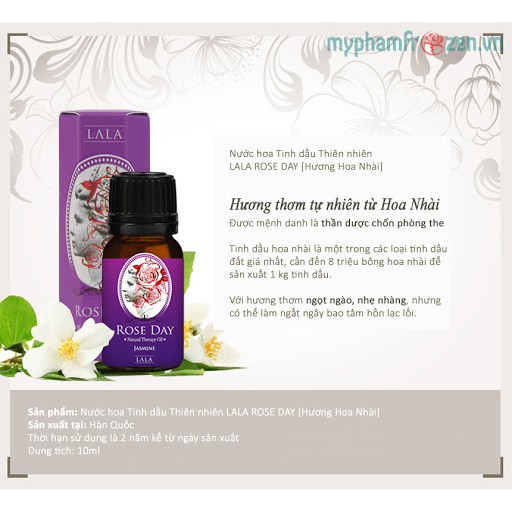 NƯỚC HOA VÙNG KÍN LALA ROSE DAY 5ML CHÍNH HÃNG - BÍ MẬT HẠNH PHÚC CỦA PHỤ NỮ - 5626