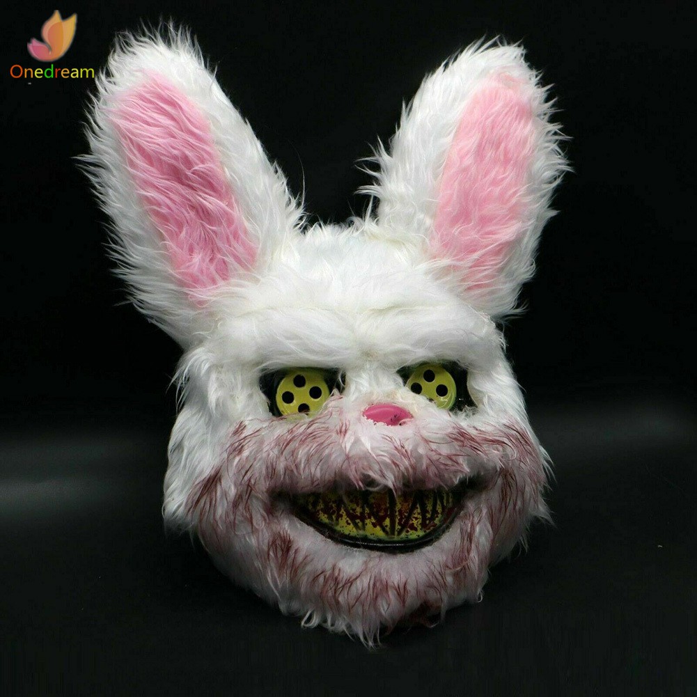 Mặt Nạ Hoá Trang Thỏ Kinh Dị Cho Halloween