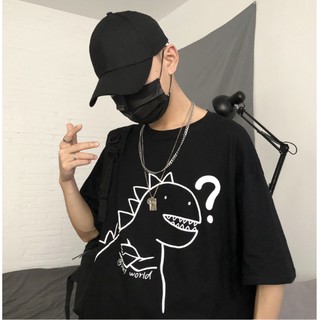 Áo thun unisex cao cấp khủng long hey world - t07