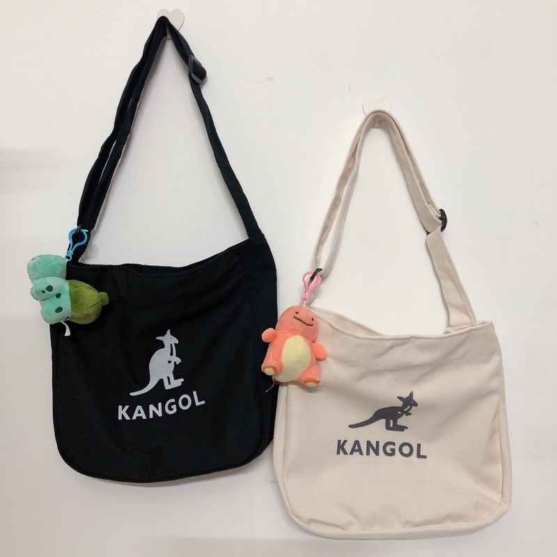 Túi đeo chéo Kangol kiểu Hàn ulzzang unisex (có sẵn, vừa a