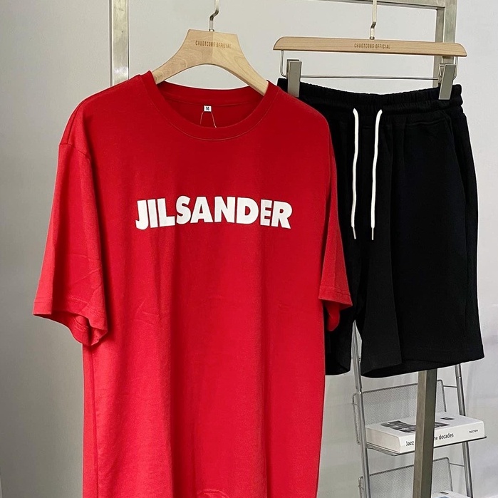 ÁO THUN IN CHỮ JIL SANDER CHUOTCONG OFFICIAL (Trắng,Đen,Đỏ) T32