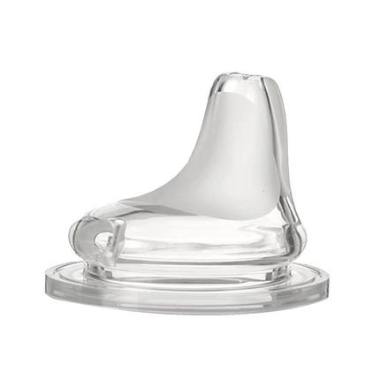 Núm ti giả có ống hút thay thế cho bình sữa NUK