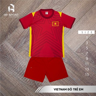 Bộ Đồ Đá Banh Trẻ em Đội tuyển Việt Nam màu đỏ