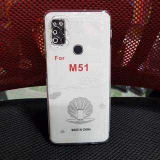 Ốp lưng Samsung M51 2020 dẻo trong bảo vệ camera