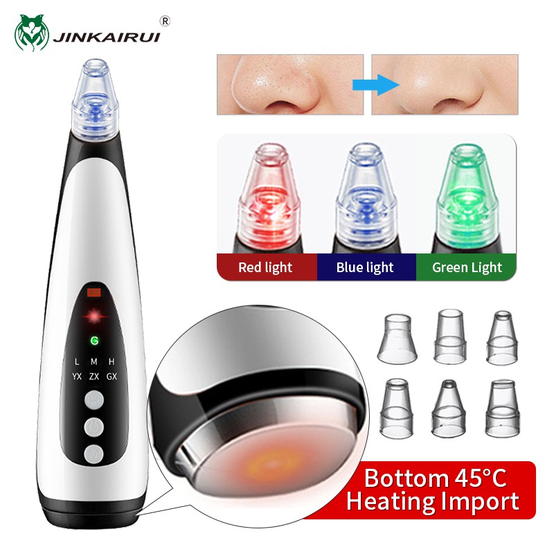 Jinkairui Blackhead Remover Facial Skin Cleanser Acne Vacuum Suction Pore Beauty Tools