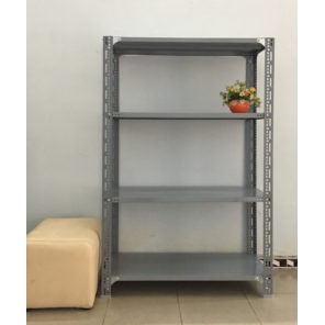 Kệ kho sắt v lỗ đựng đồ đa năng sơn tĩnh điện kích thước : Dài 120cm, Rộng 30cm, Cao 200cm gồm 4 tầng