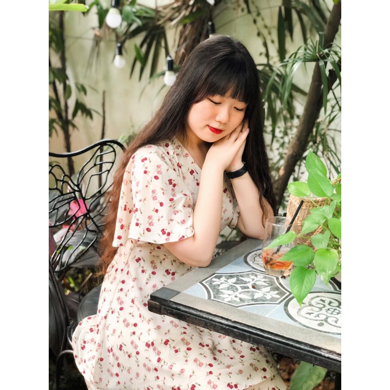 VÁY ĐẦM BIGSIZE DÁNG XOÈ HOA NHÍ HAI TẦNG - VÁY BIG SIZE THIẾT KẾ ROSIE DRESS - IZYBYNHI | BigBuy360 - bigbuy360.vn