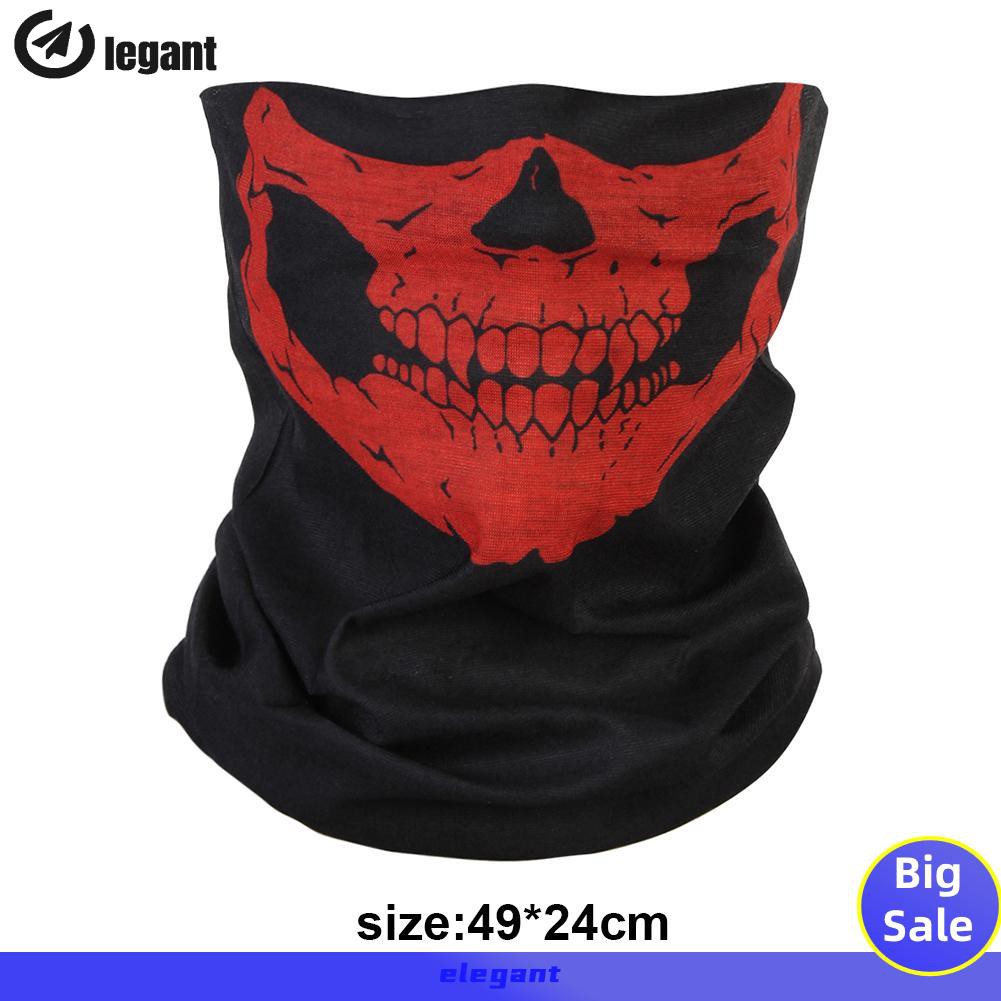 (Hàng Mới Về) Khẩu Trang Nửa Mặt Đa Năng Hình Đầu Lâu Thanh Lịch | BigBuy360 - bigbuy360.vn