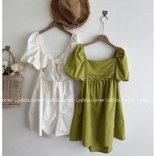 Váy babydoll buộc nơ sau lưng ladida