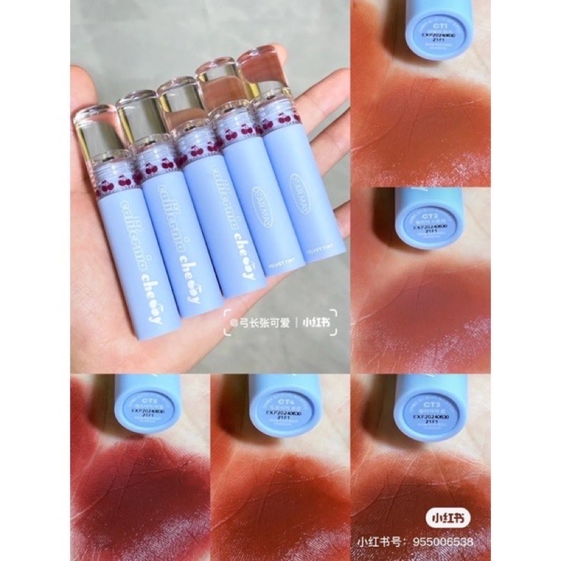Son Kem Lì Dearmay California Cherry Velvet Tint 4.4g
