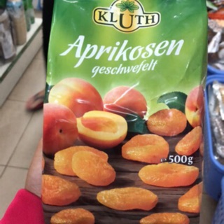 Mơ vàng khô KLUTH Aprikosen 500g  