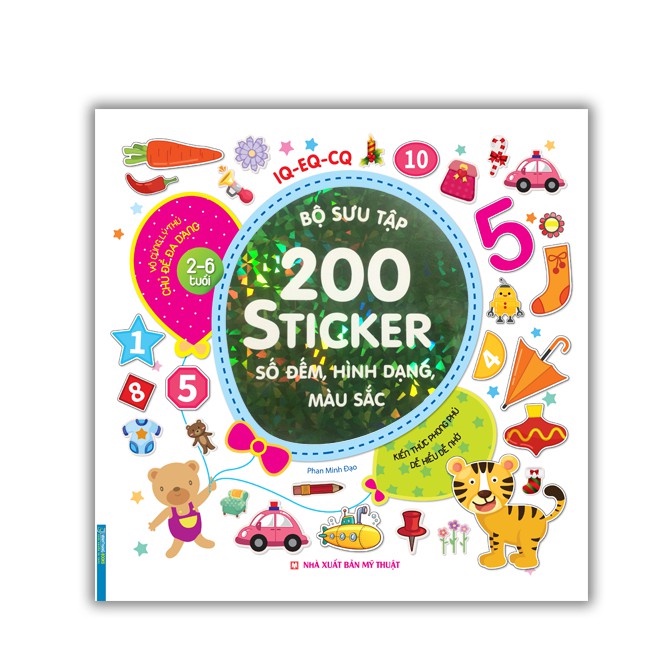 Sách - Combo 6 cuốn - Bộ sưu tập 200 sticker