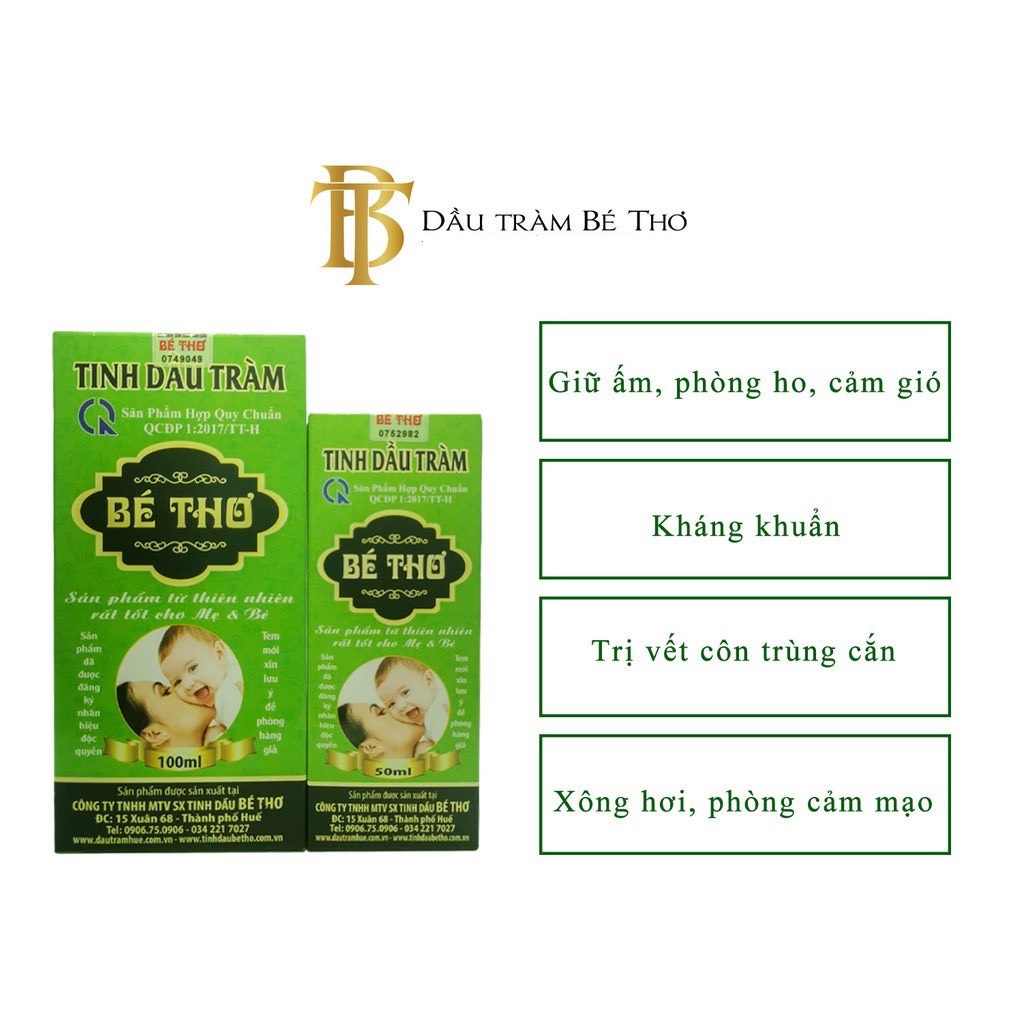 Tinh Dầu Tràm Bé Thơ Chăm Sóc Sức Khỏe Cho Cả Gia Đình